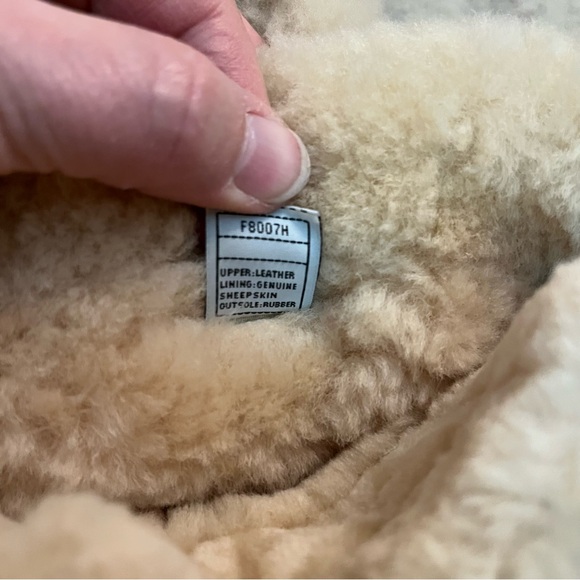 UGG Australia Upside Lace Up Shearling Boots Suede Sheepskin Boots Size 9 - Picture 8 of 12